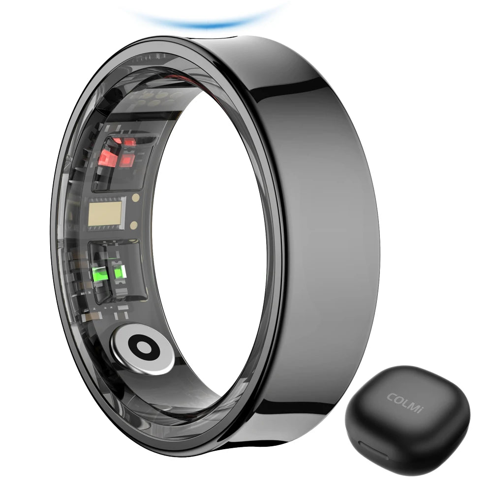 2024 COLMI R09 Smart Ring for Men & Women with Charging Case