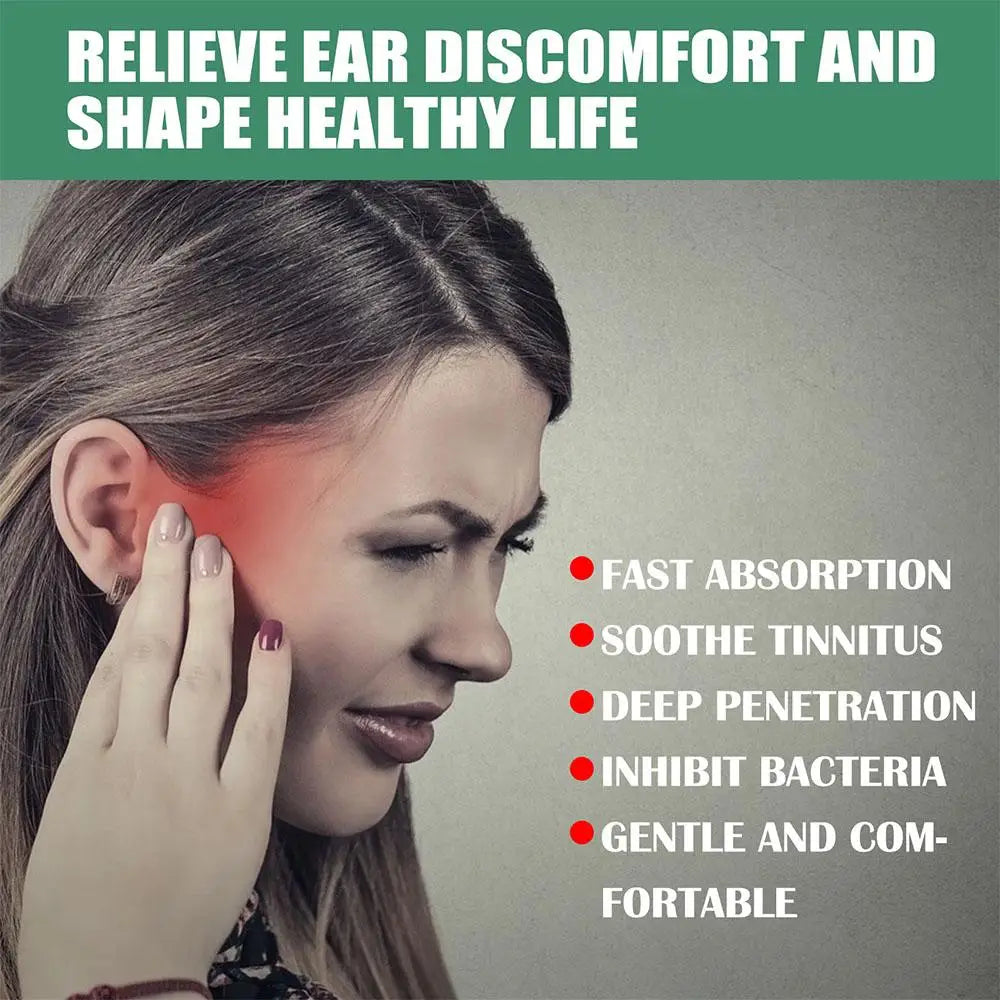 3pcs Ear Ringing Relief Drops – Tinnitus & Earache Treatment
