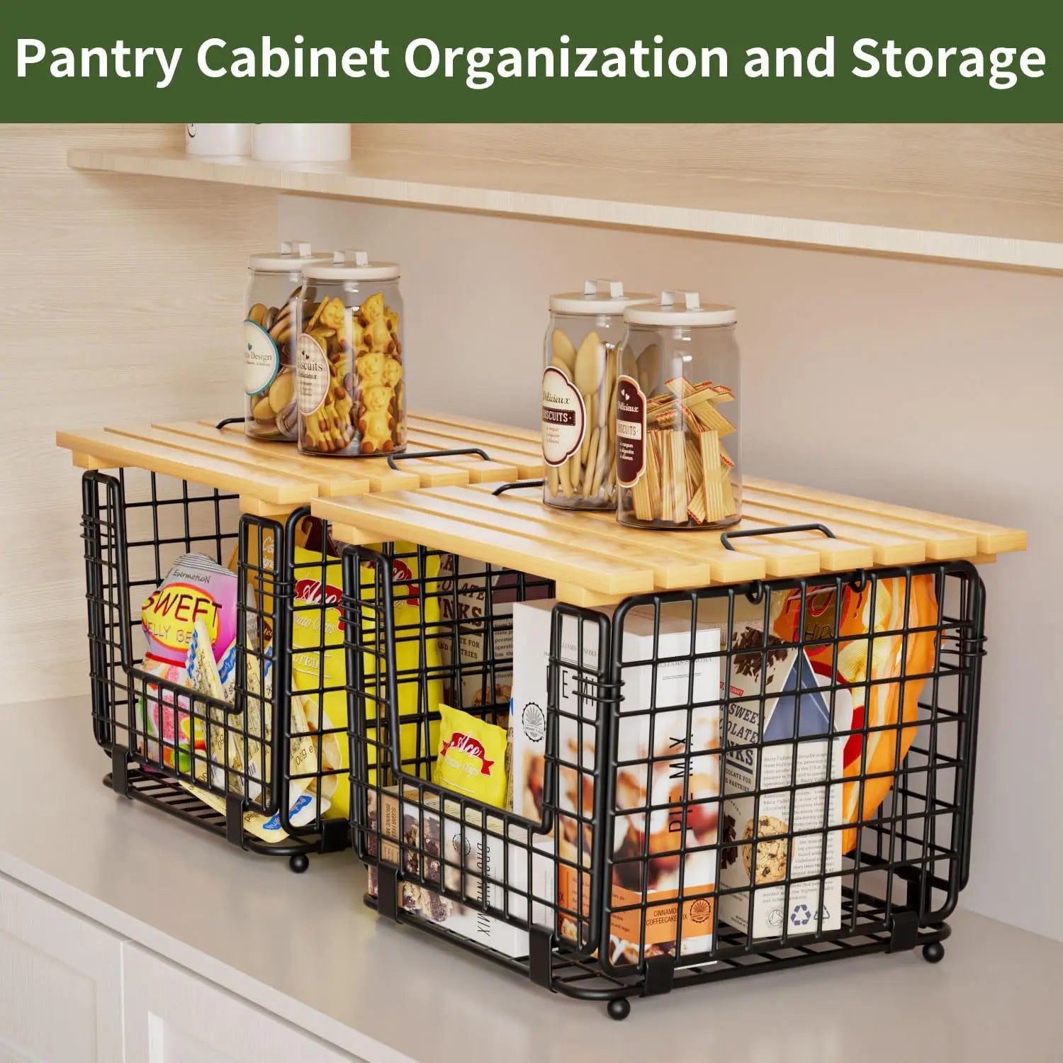 Stackable Wire Storage Basket