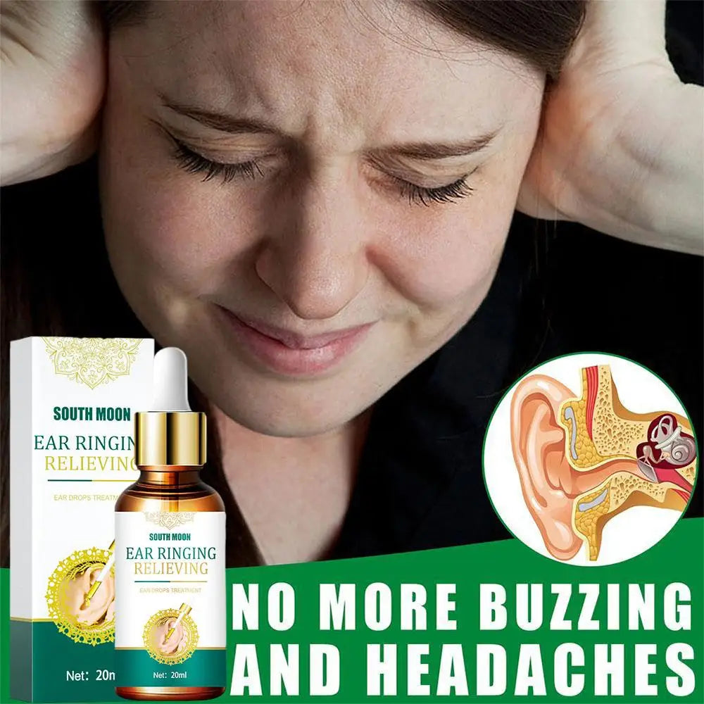 3pcs Ear Ringing Relief Drops – Tinnitus & Earache Treatment