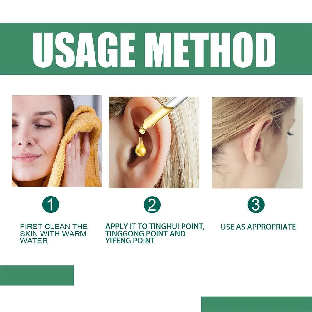 3pcs Ear Ringing Relief Drops – Tinnitus & Earache Treatment