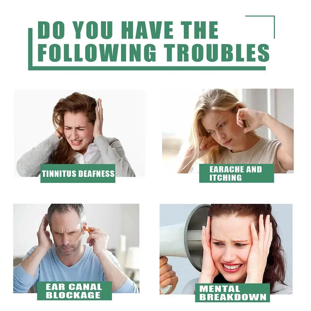 3pcs Ear Ringing Relief Drops – Tinnitus & Earache Treatment
