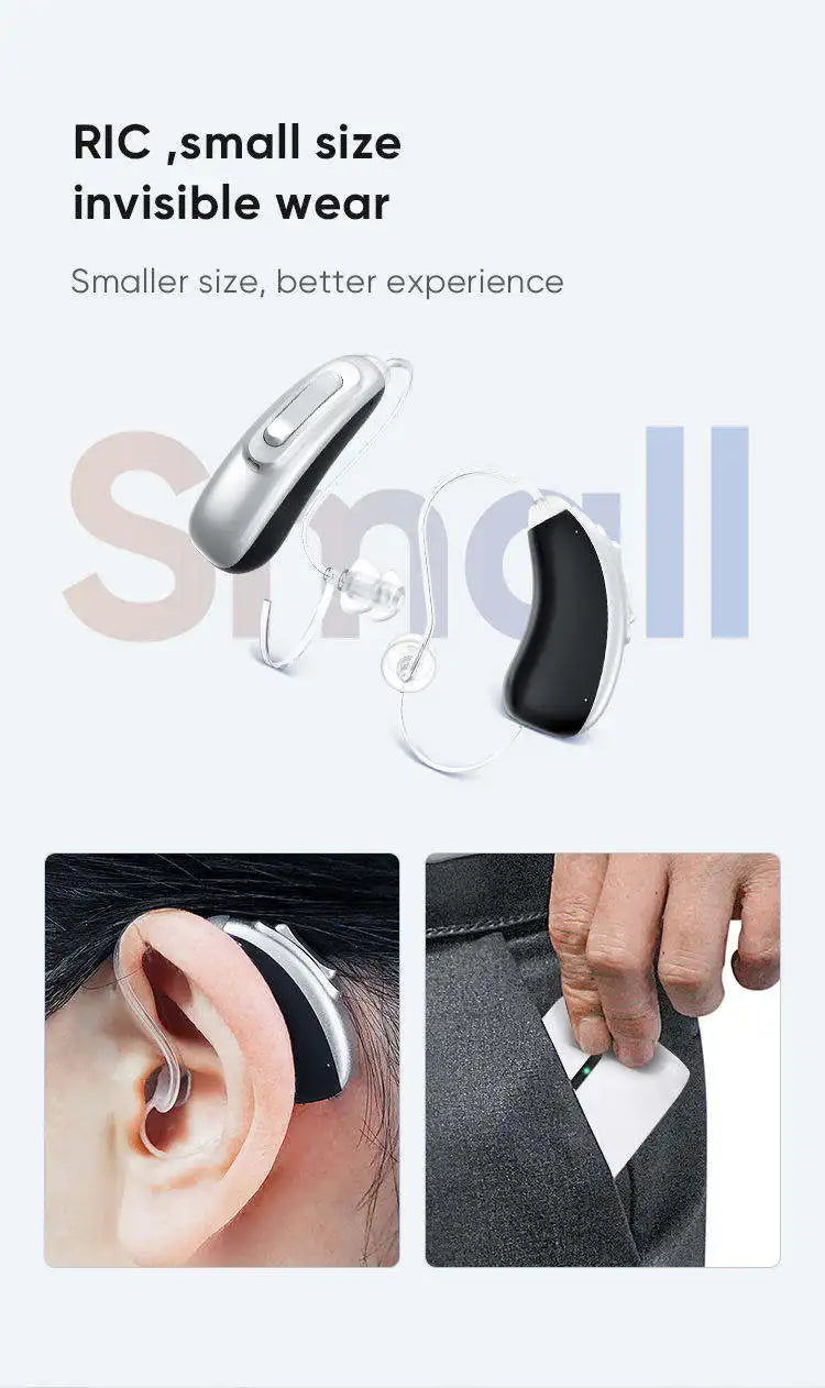 2024 Bluetooth 30-Channel Rechargeable Digital Hearing Aid – BTE Great Quality