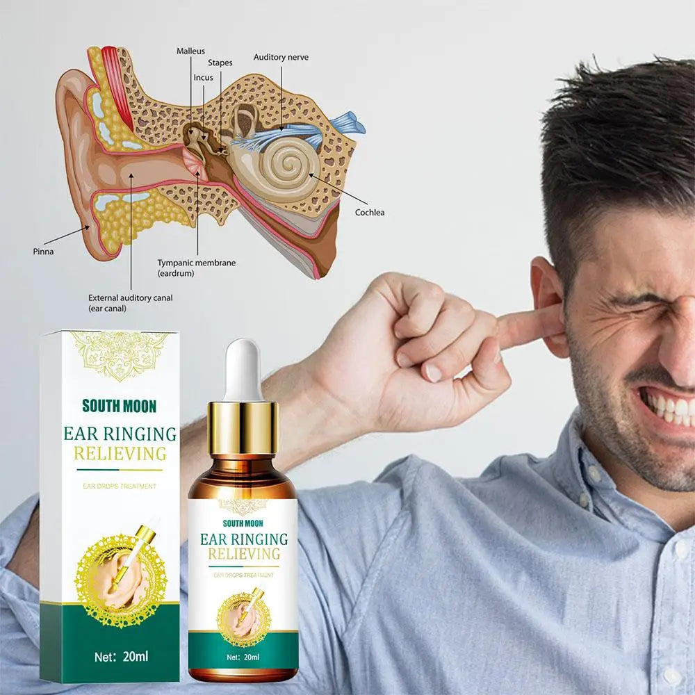 3pcs Ear Ringing Relief Drops – Tinnitus & Earache Treatment