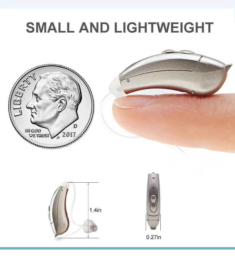 Bluetooth Digital Hearing Aids – 10-Channel Adjustable Sound With Phone App