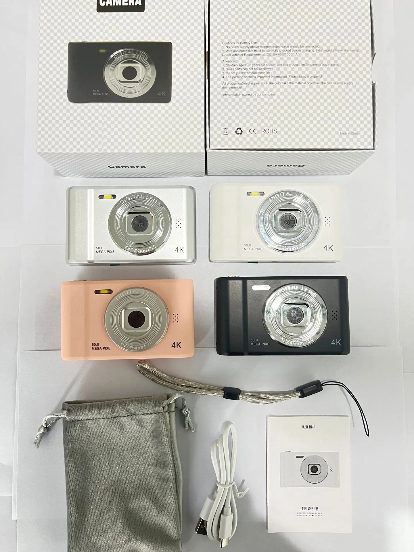 4K Digital Camera – Compact & High-Resolution
